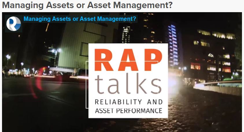 Managing Assets or Asset Management?